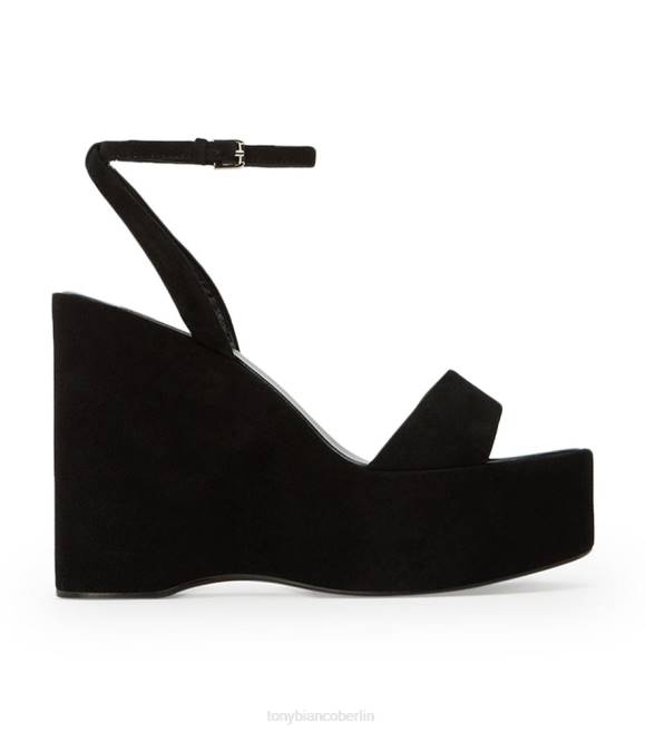 Plateau-Absätze| de Tony Bianco Frauen Vesna-Keile schwarzes Wildleder 462416